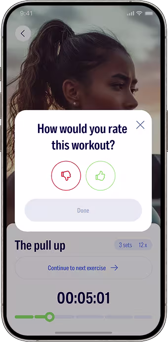 Feedback system for meals workouts and coaching content