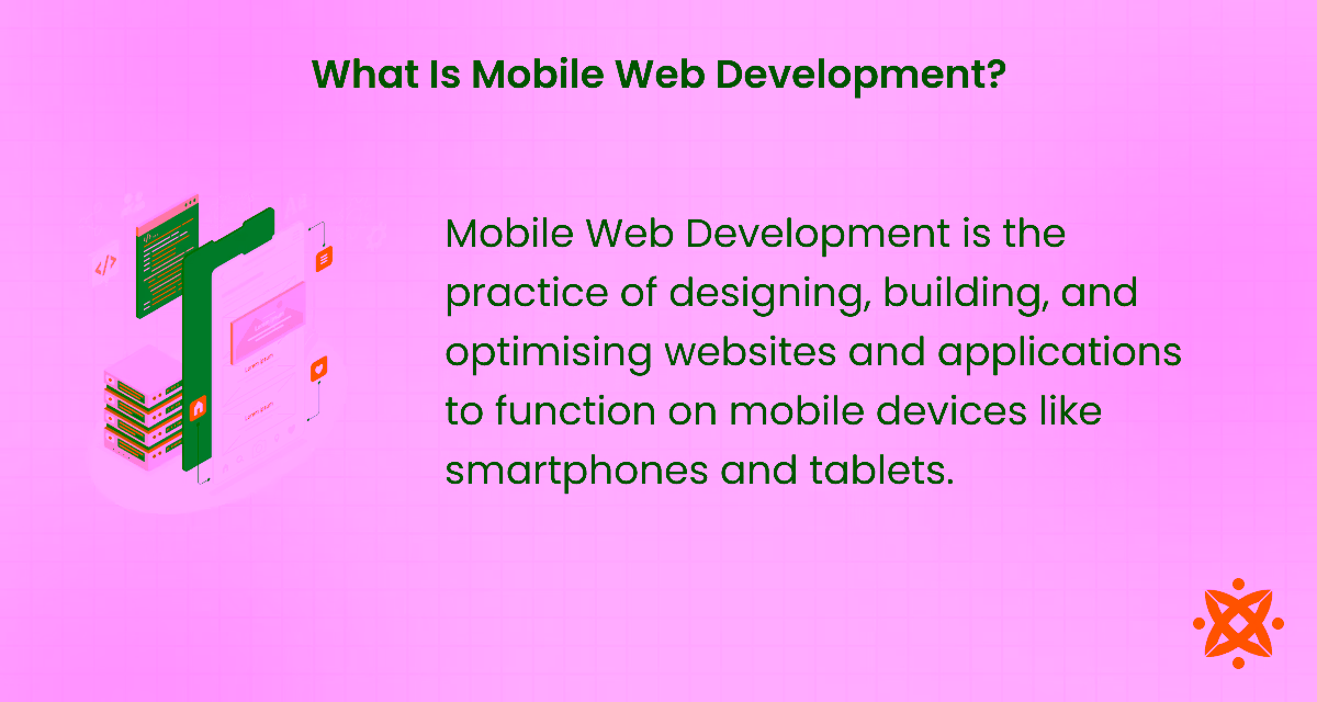 Definition of mobile web development for building responsive, browser-based applications on mobile devices