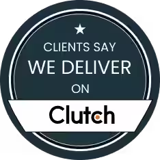 Client review badge for Intelivita mobile app development services