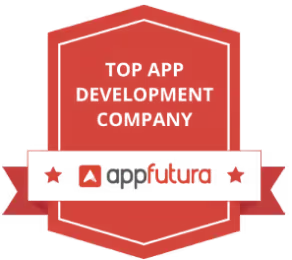 Clutch top mobile app developer badge for Intelivita
