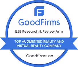 GoodFirms AR and VR developer badge for Intelivita