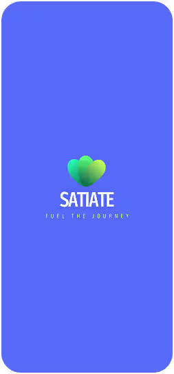 Satiate mobile app interface